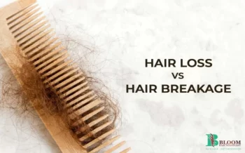 Understanding the Difference between Hair Loss & Hair Breakage