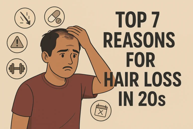 Top 7 Reasons for Hair Loss in 20s