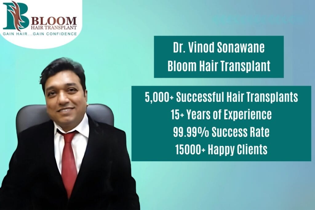 Dr. VInod Sonawane's Portfolio as the ebst hair transplant surgeon in Mumbai